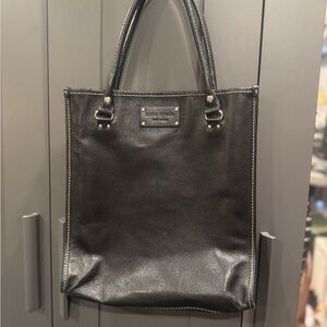 Kate Spade Black Leather Tote